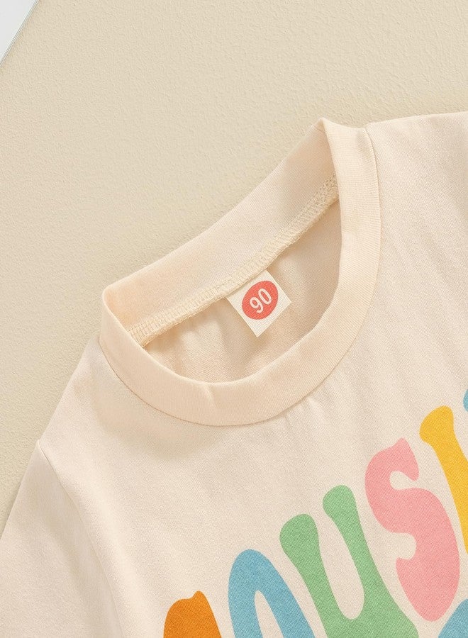 Ayalinggo Cousin Crew Toddler Baby Boy Girl Big Cousin Little Cousin Matching Outfits T Shirt Top Summer Clothes Cousin Crew Tee 5-6 Years - Image 3